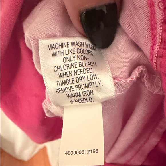 So Wear It Declare It Pink and White Strapless Dress - Picture 5 of 7